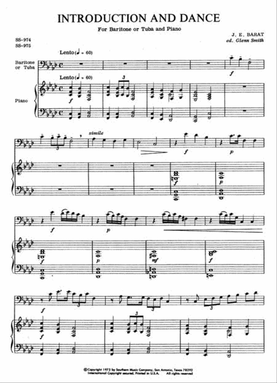 Introduction and dance tuba top