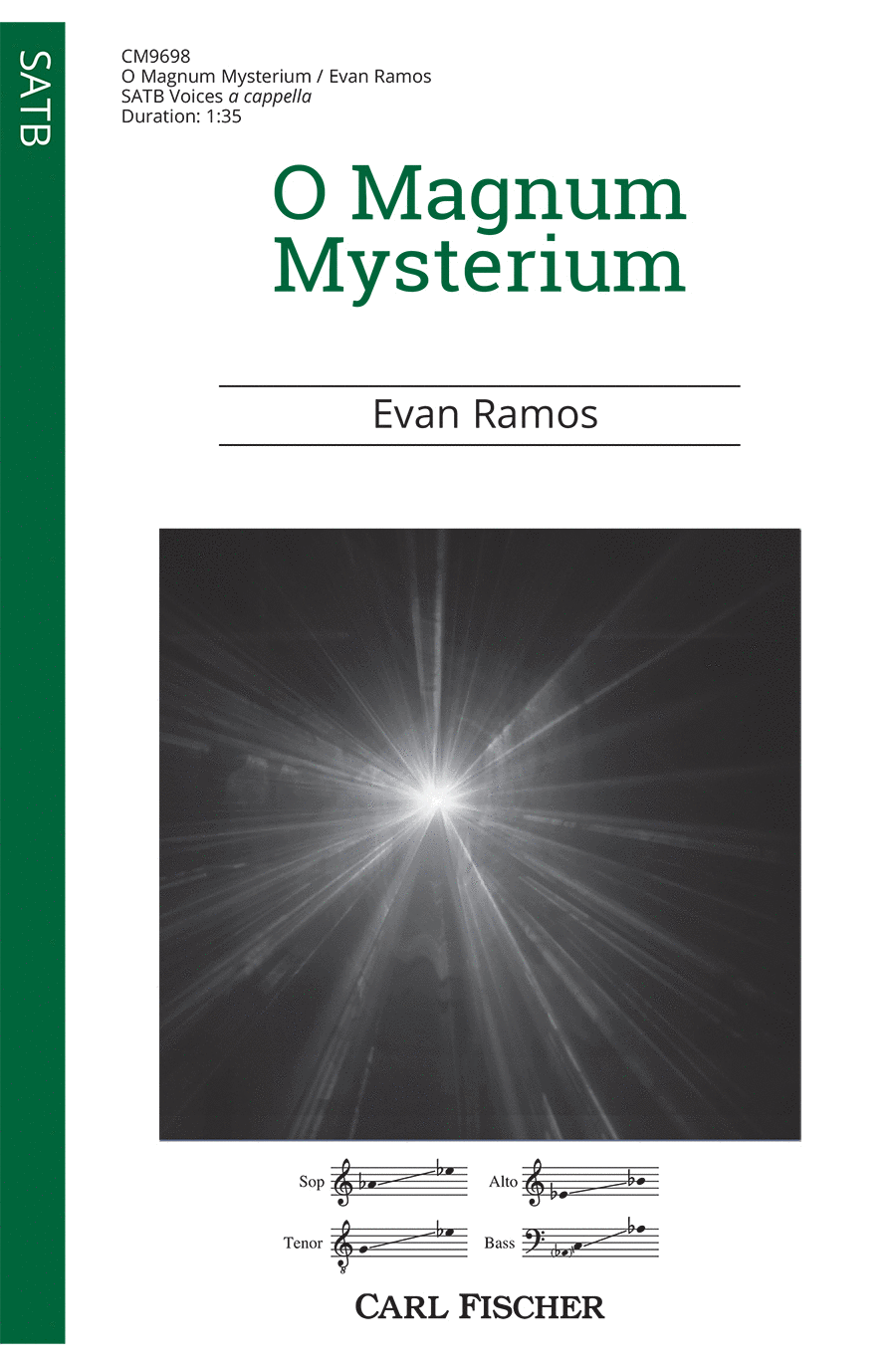 O Magnum Mysterium 4-Part scores gallery preview page 1