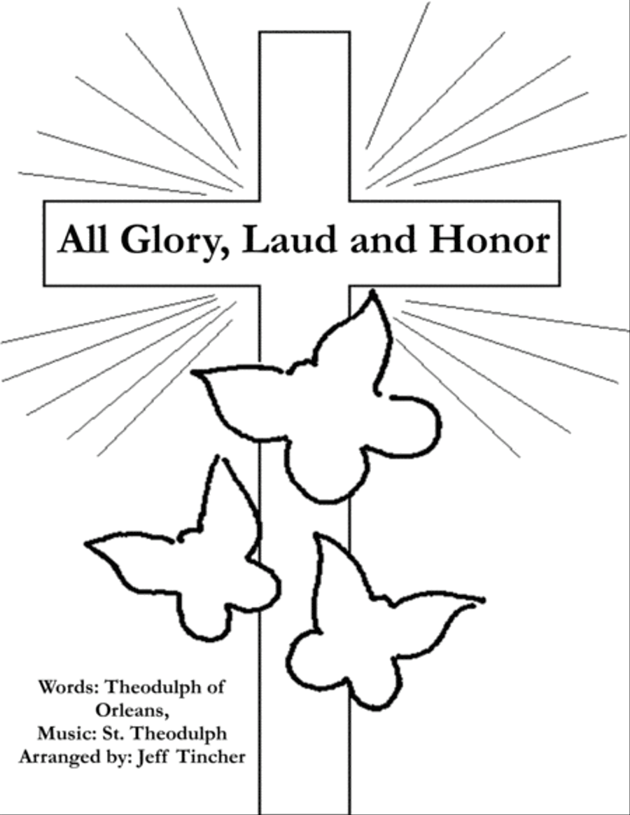 All Glory Laud and Honor Piano Solo scores gallery preview page 1