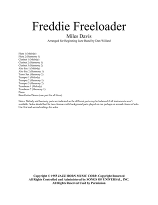 Book cover for Freddie Freeloader