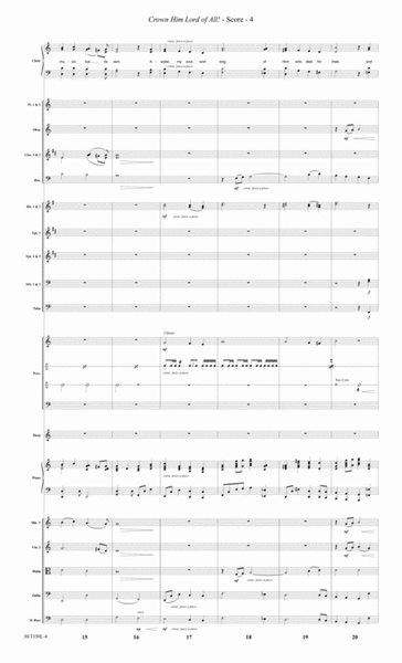 Crown Him Lord of All! - Full Orchestra Score and Parts