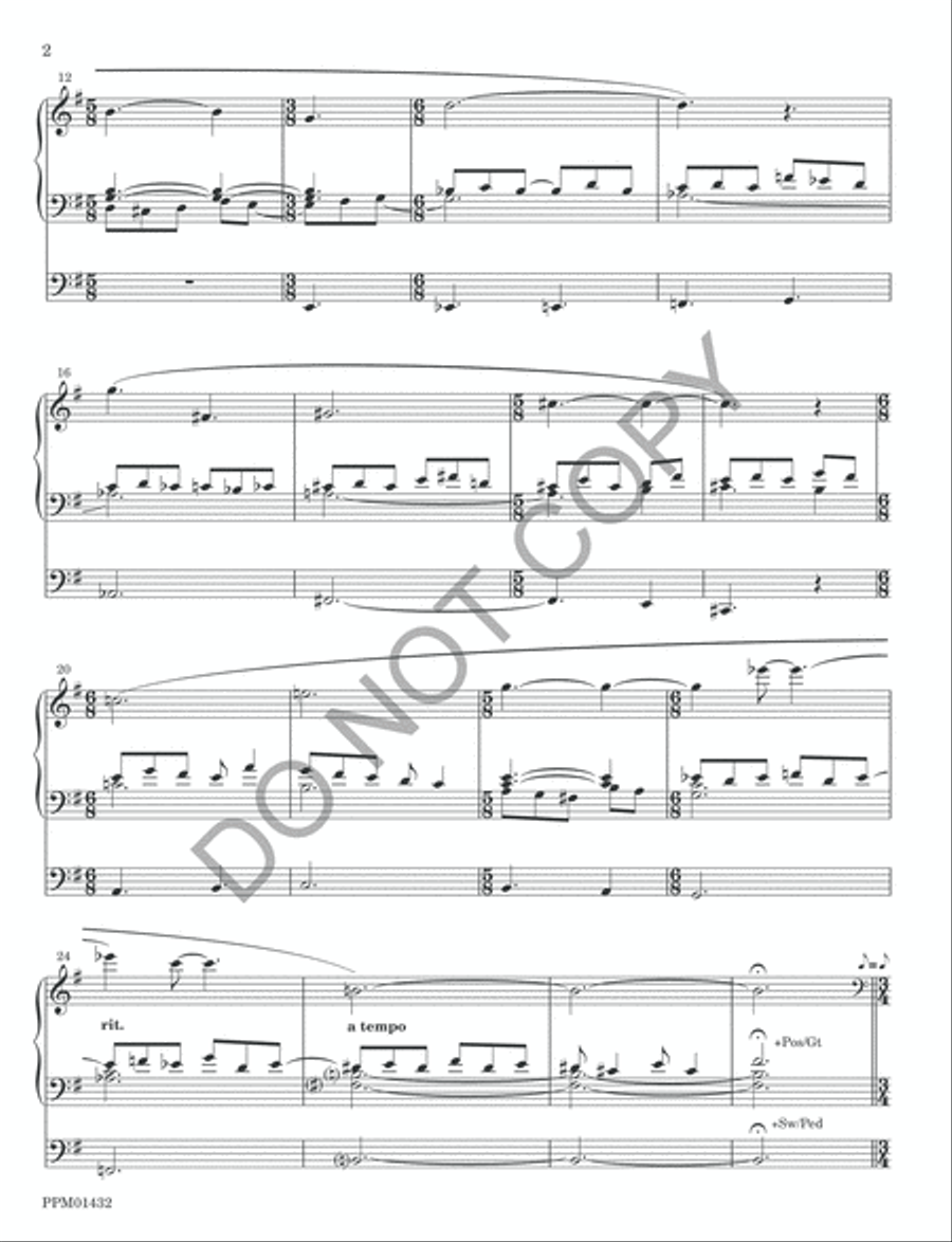 Communion Organ scores gallery preview page 5