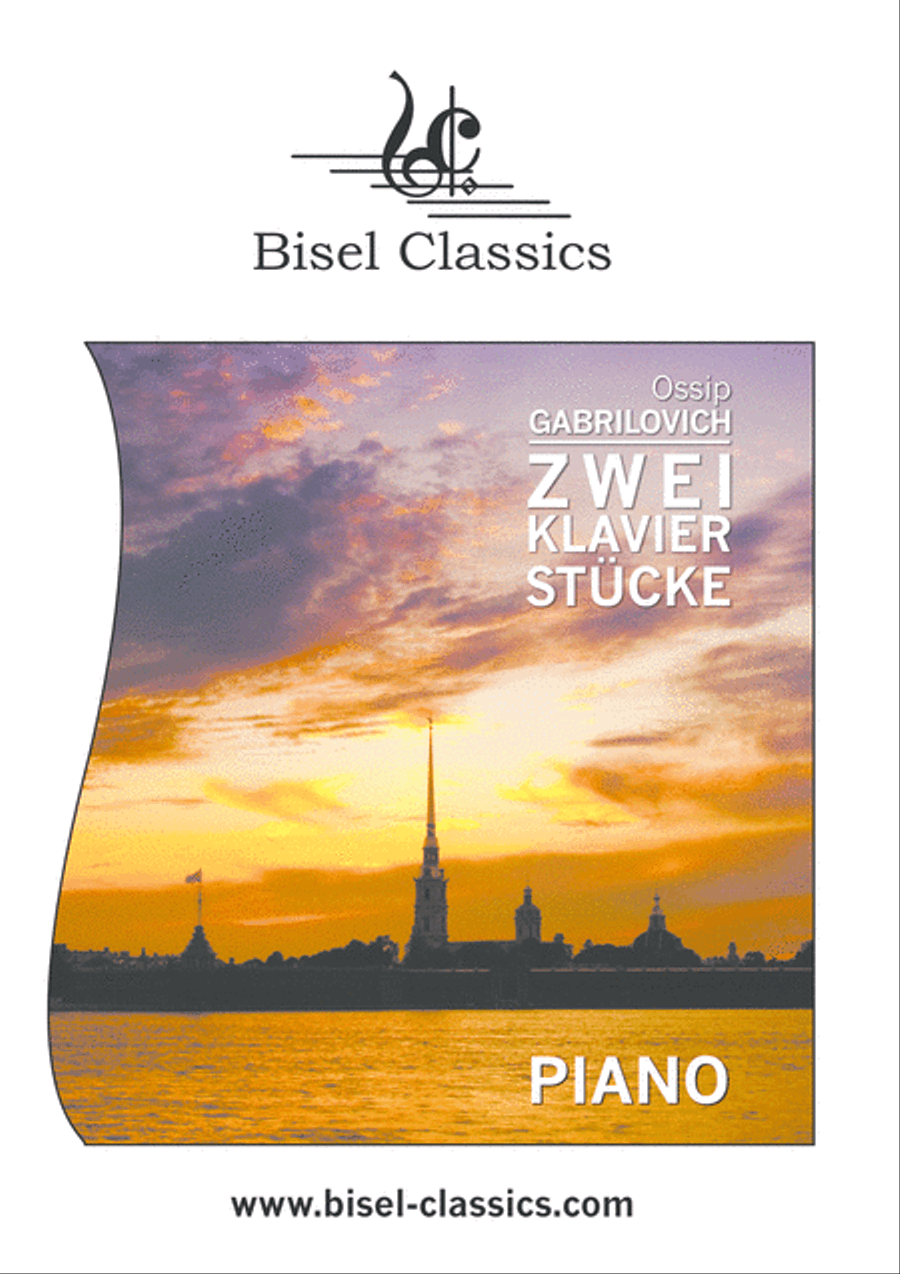 Zwei Klavierstucke, Opus 12 Piano Solo scores gallery preview page 1