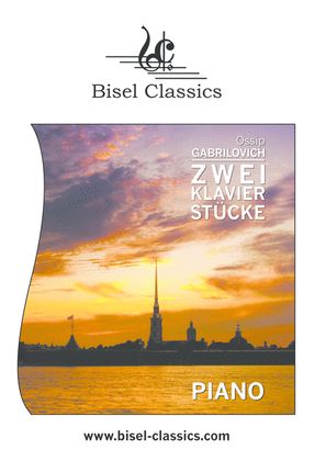 Book cover for Zwei Klavierstucke, Opus 12
