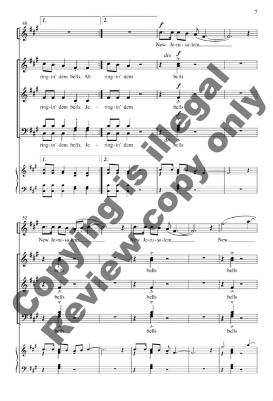 Bells A Cappella scores gallery preview page 7