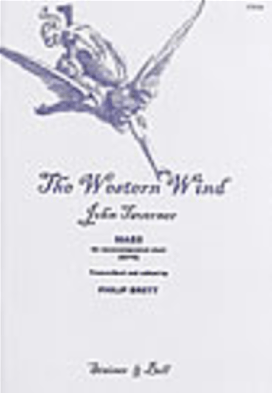 The Western Wind. Mass 4-Part scores gallery preview page 1