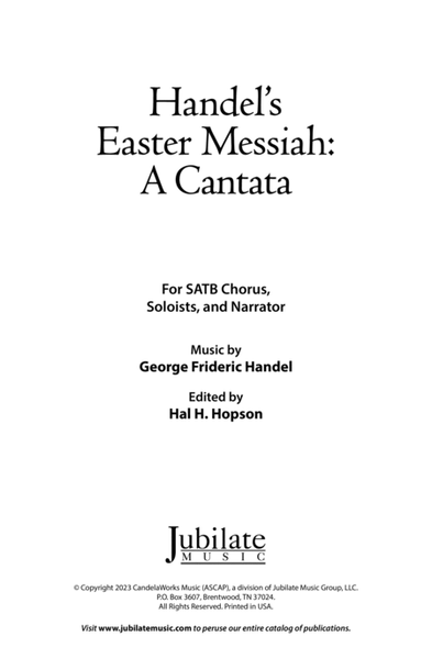 Handel's Easter Messiah: A Cantata image number null