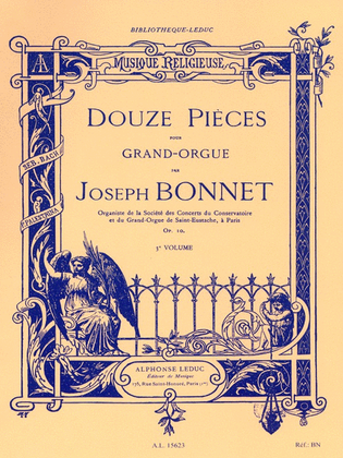 Book cover for Douze Pieces pour Grand-Orgue, Op. 10