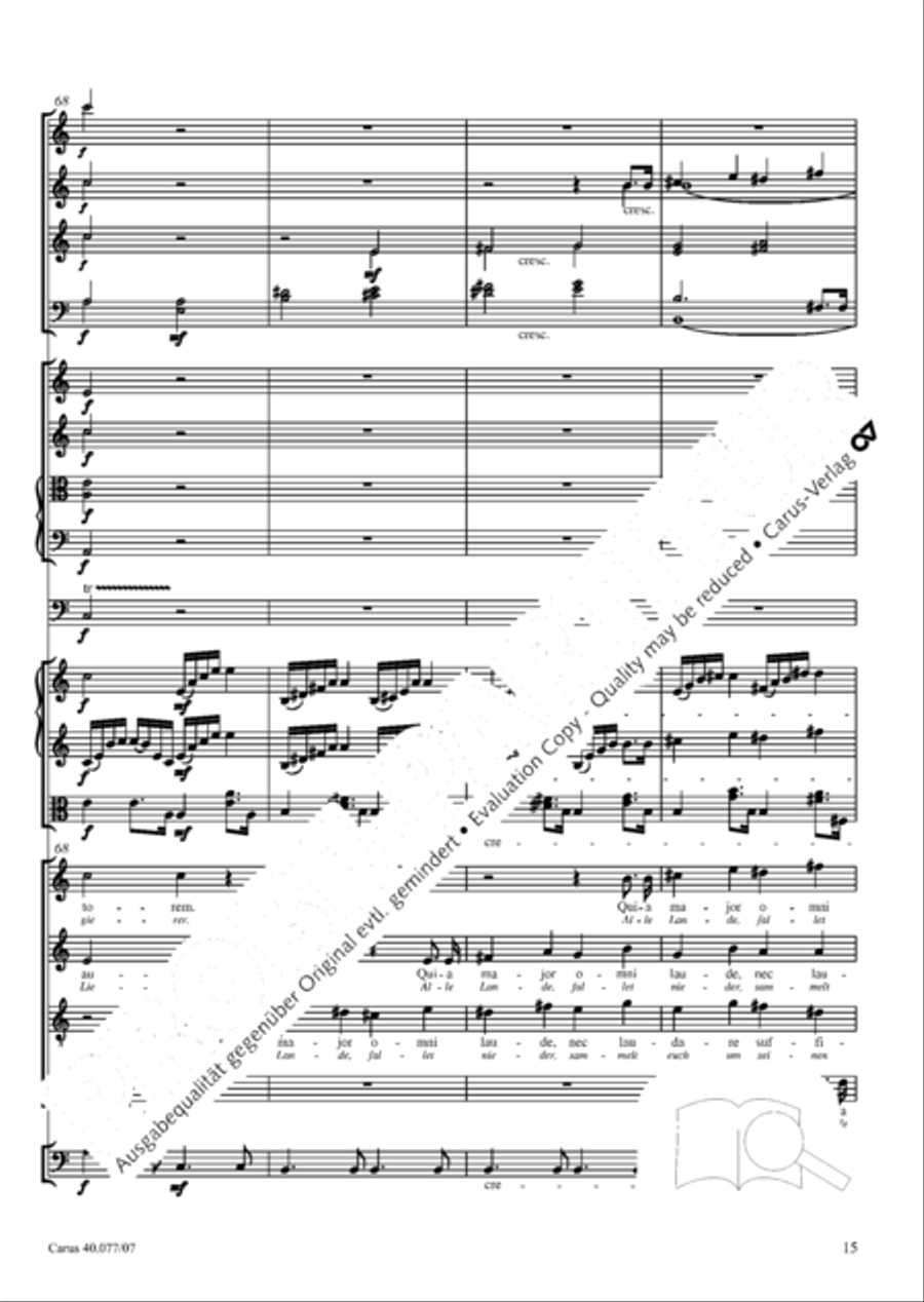 Lauda Sion 4-Part scores gallery preview page 28