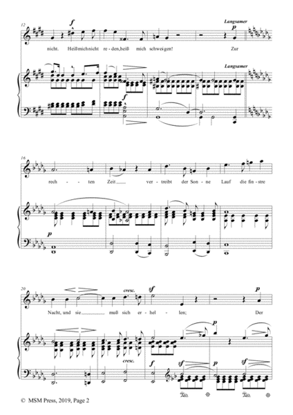 Schumann-Heiß mich nicht reden,heiß mich schweigen,Op.98a No.5,in c sharp minor,for Vioce&Pno
