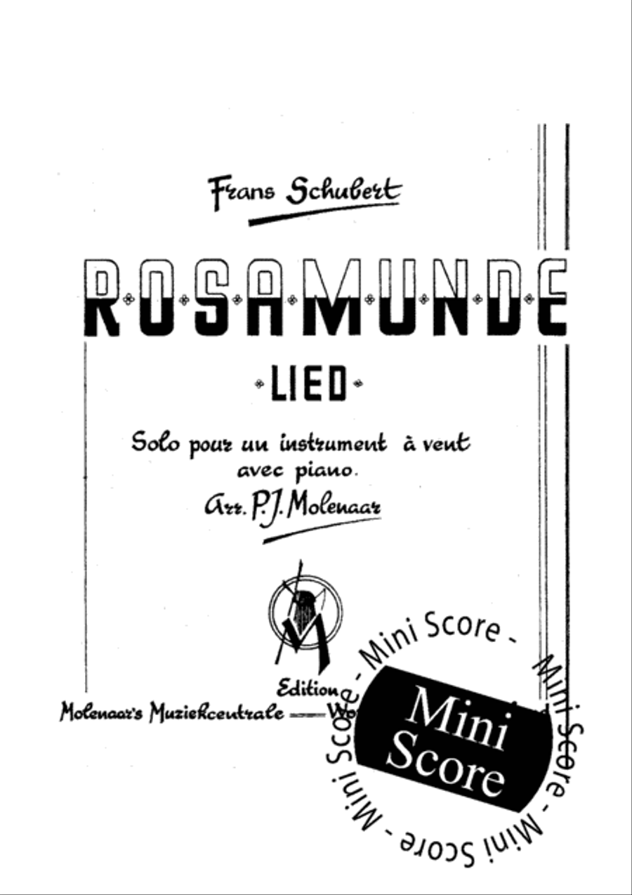 Rosamunde Piano Accompaniment scores gallery preview page 3