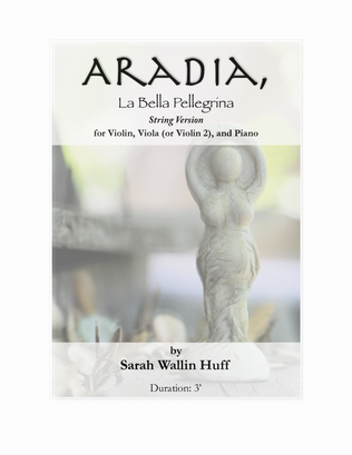 Book cover for Aradia, La Bella Pellegrina (all-string version)