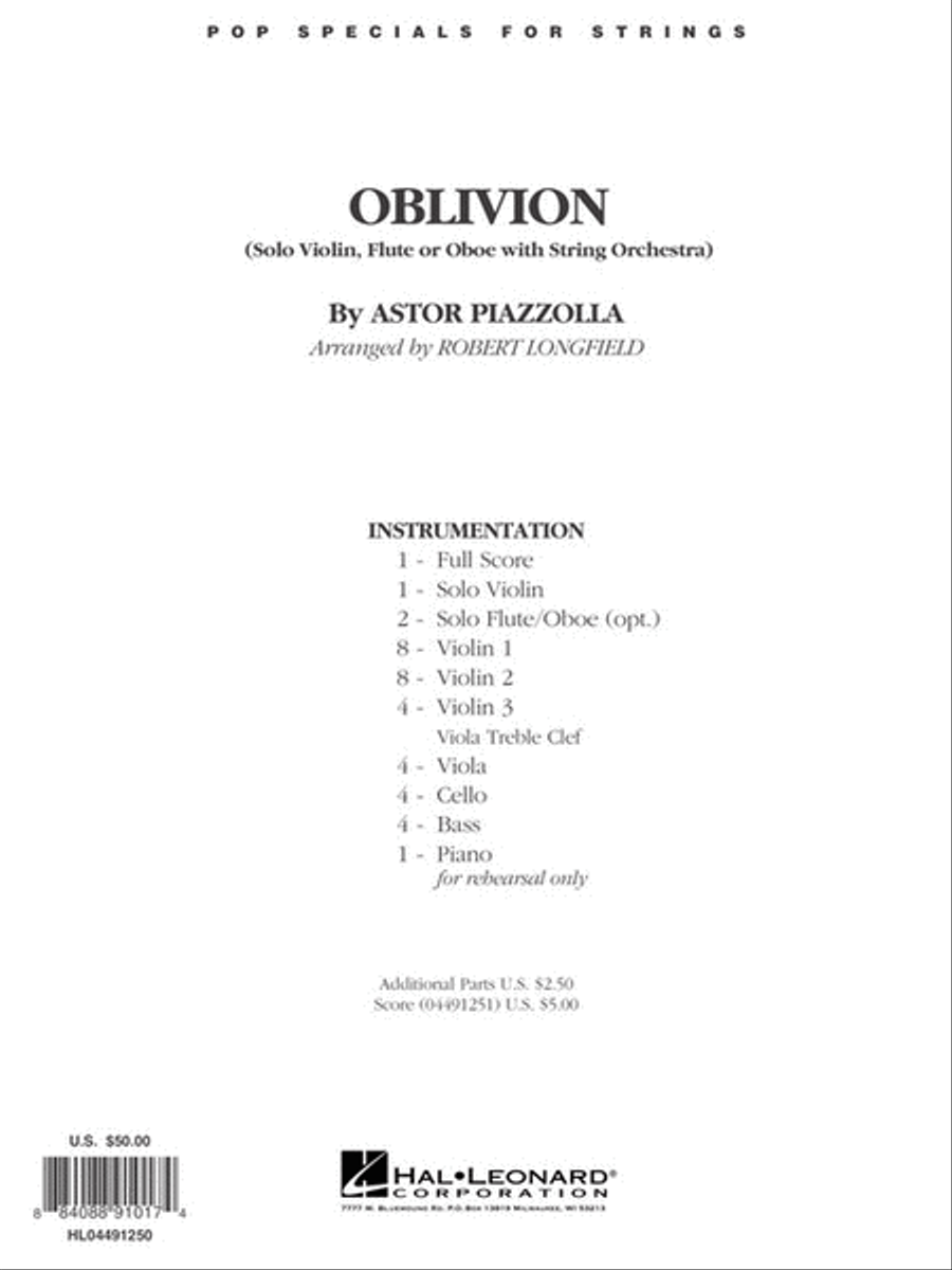 Oblivion String Orchestra scores gallery preview page 11