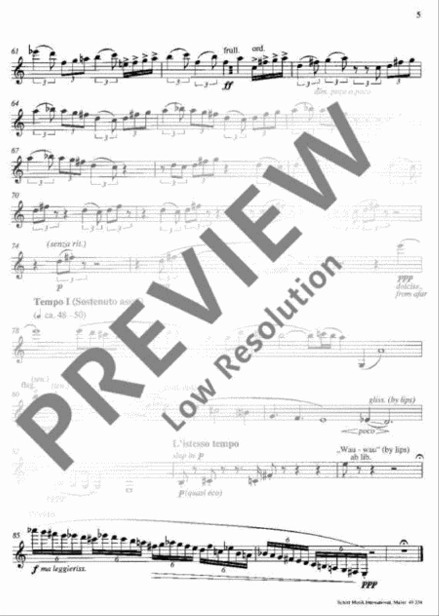 Pastorale Pastorale A Clarinet scores gallery preview page 16