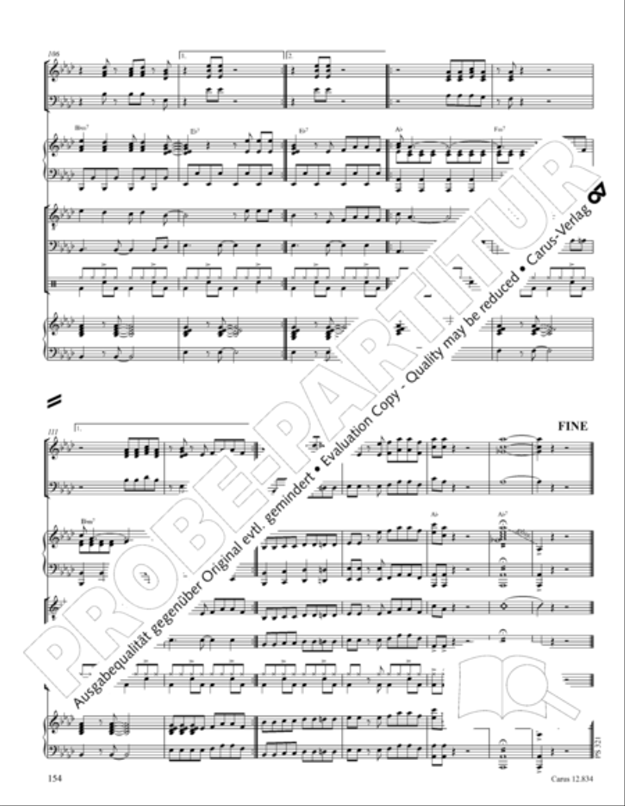 Schockorange Choir scores gallery preview page 155