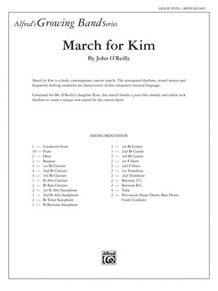 March for Kim: Score