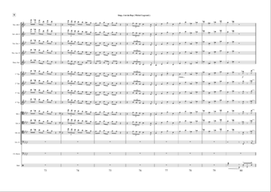 Stop c'est du bop Jazz Ensemble scores gallery preview page 10
