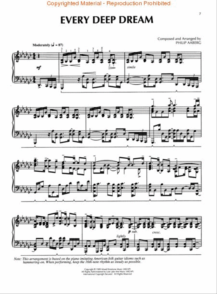 Philip Aaberg Piano Solos Piano Solo scores gallery preview page 2