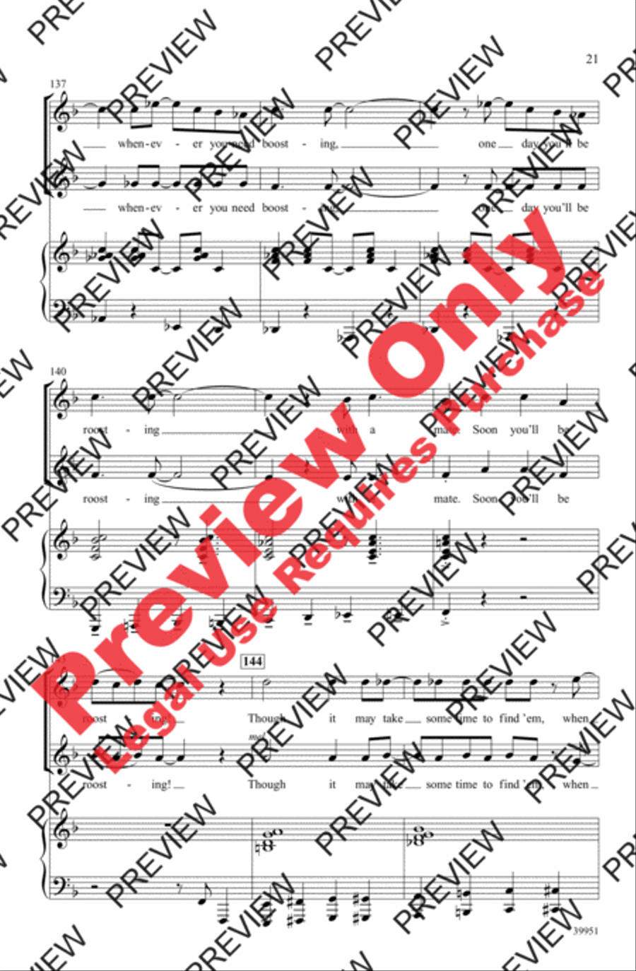Honk! - SoundTrax CD (CD only) Choir scores gallery preview page 20