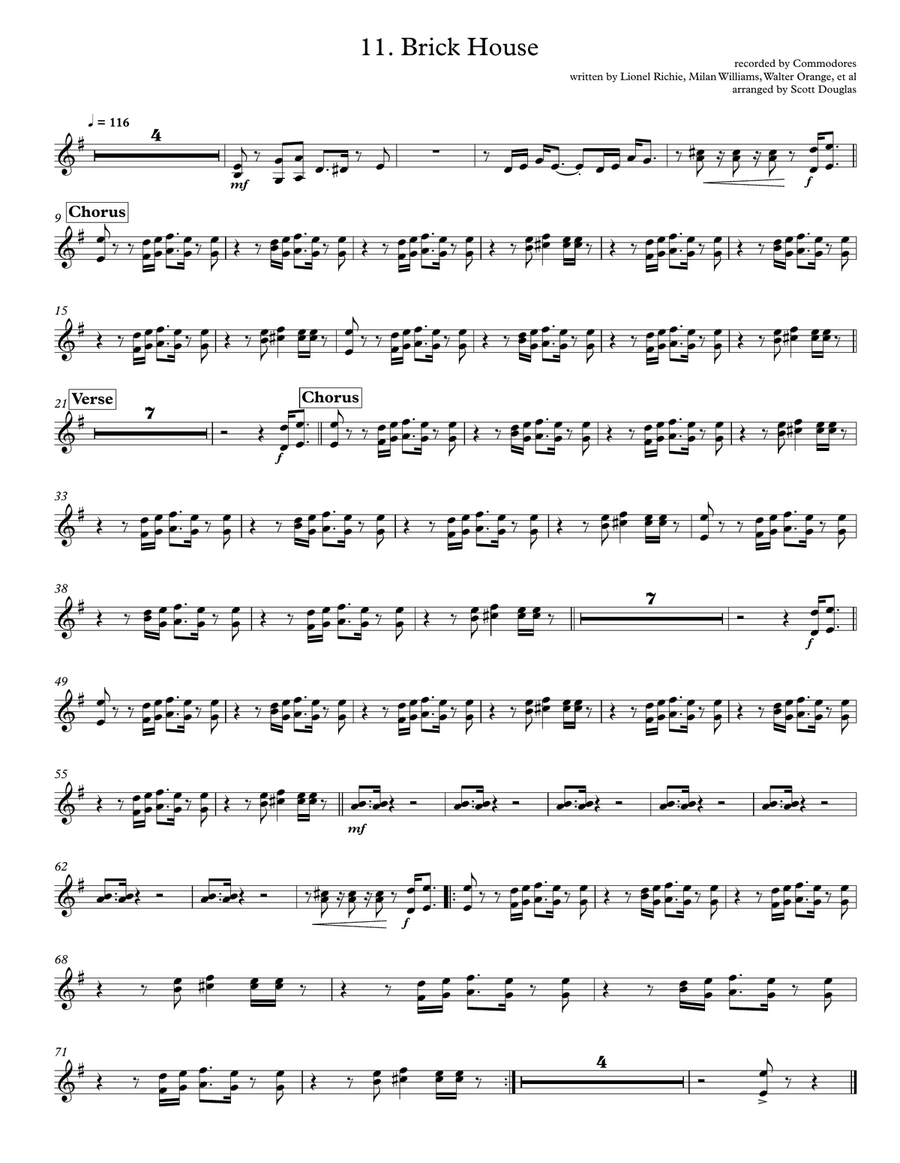 Brick House Brass Ensemble scores gallery preview page 5