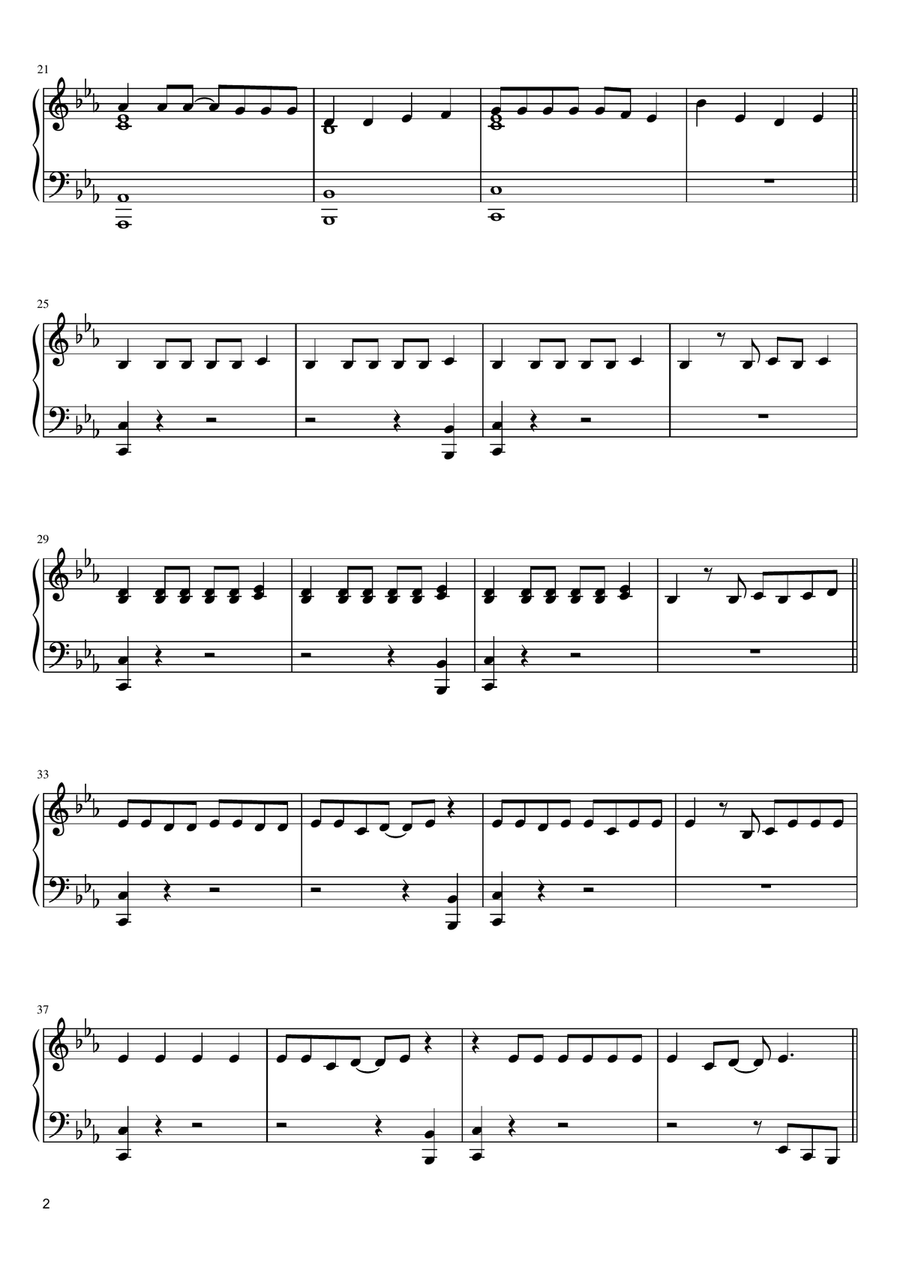 Apt. Piano Solo scores gallery preview page 2