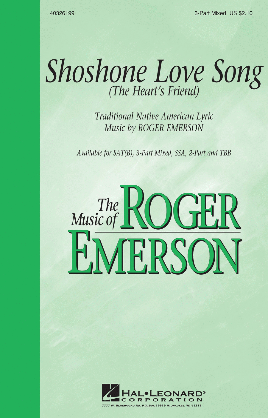 Shoshone Love Song 3-Part scores gallery preview page 1