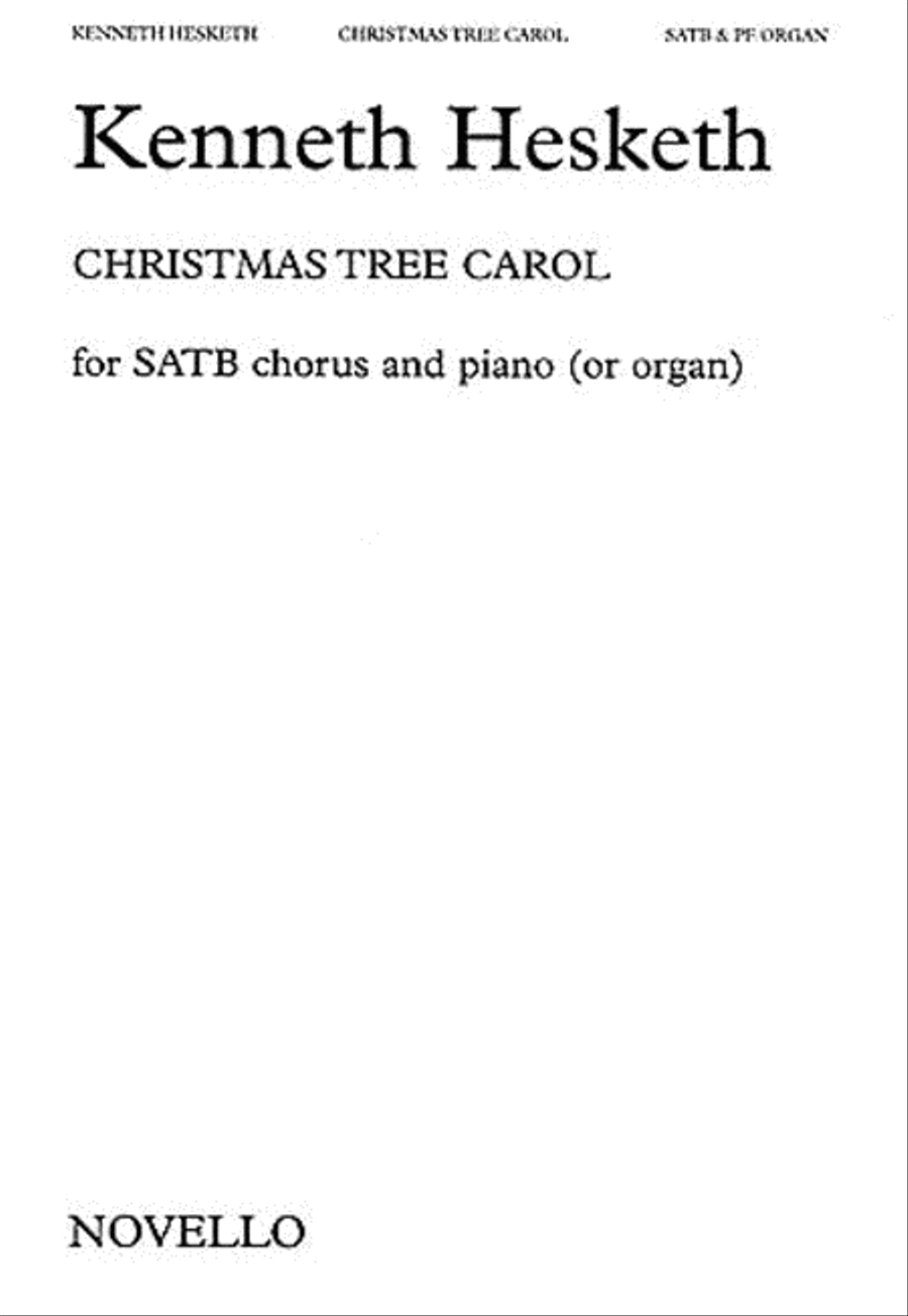 Christmas Tree Carol 4-Part scores gallery preview page 1