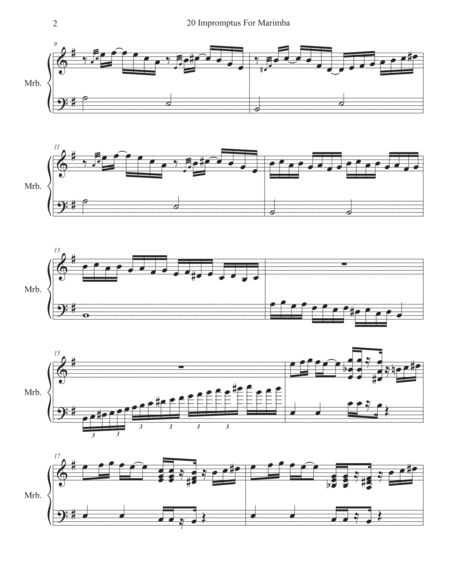 Impromptu No.18 For Marimba