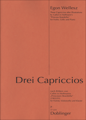 3 Capriccios nach Bildern von Callot in Hoffmanns ''Prinzessin Brambilla''