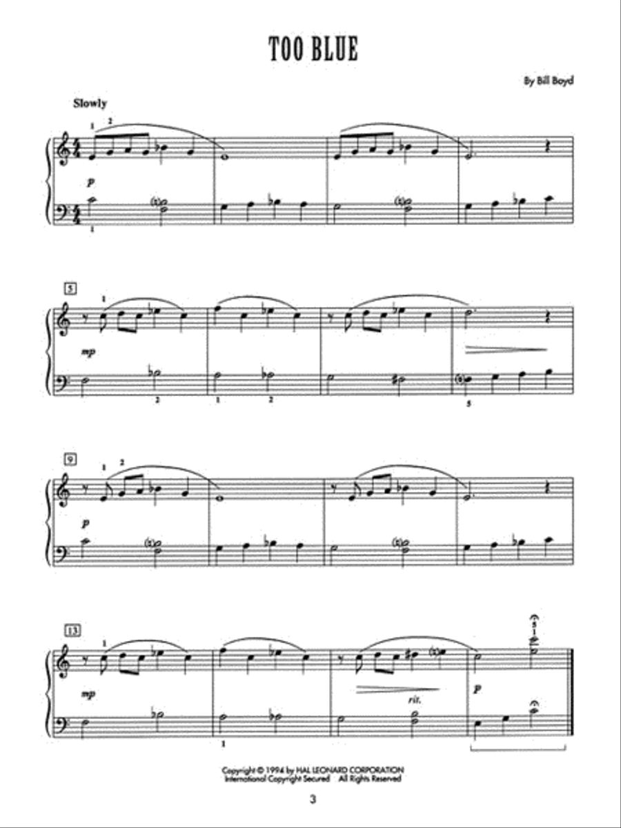 Jazz Starters III Jazz Starters III Piano Method scores gallery preview page 4