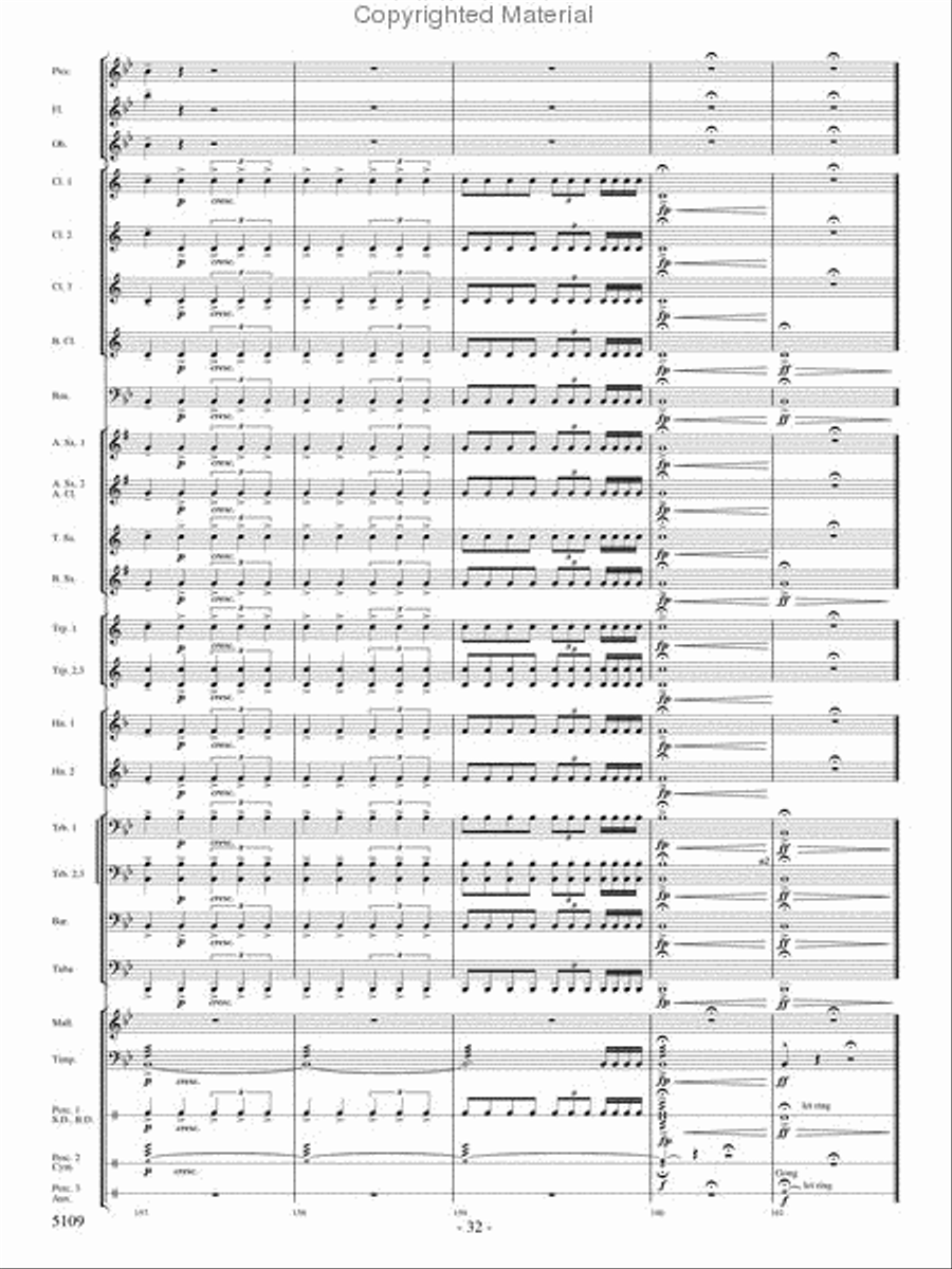 As If On Wings As If On Wings Concert Band scores gallery preview page 31