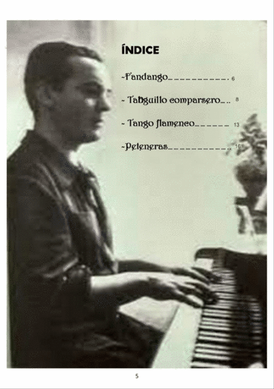 Cuatro palos del Flamenco para Piano Piano Solo scores gallery preview page 5