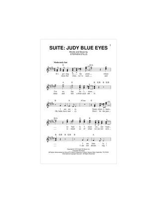 Book cover for Suite: Judy Blue Eyes