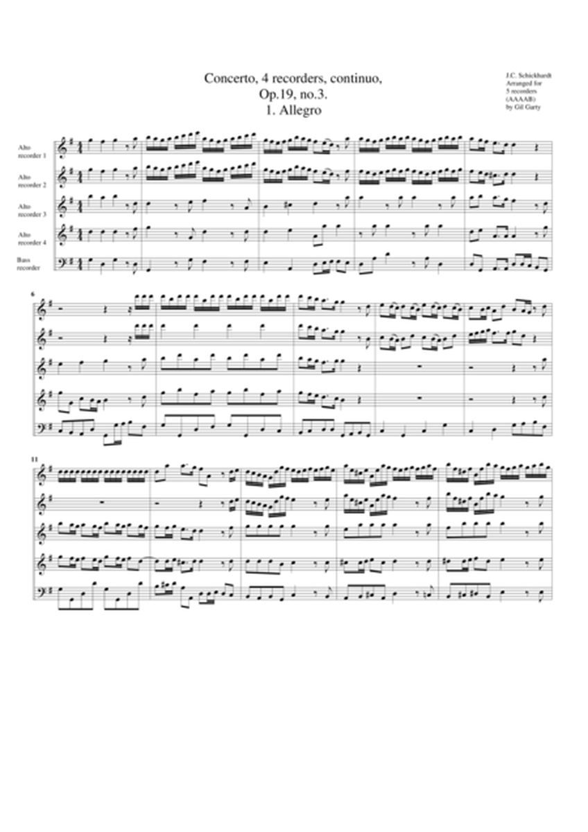 Concerto, Op.19, no.3