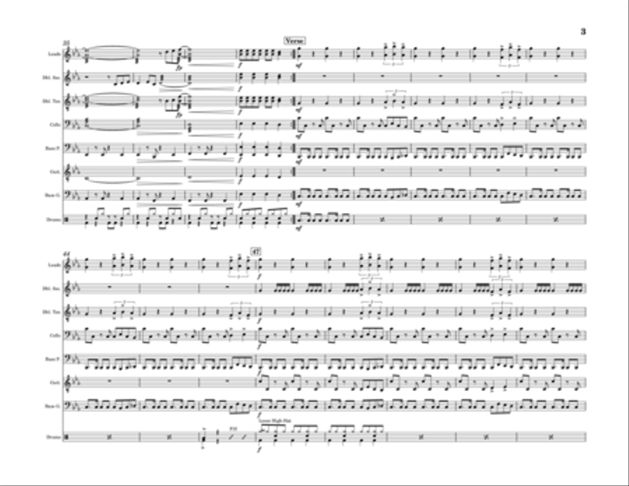 Boss Battle Jazz Ensemble scores gallery preview page 4