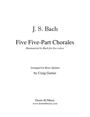 Book cover for Five Five-Part Chorales