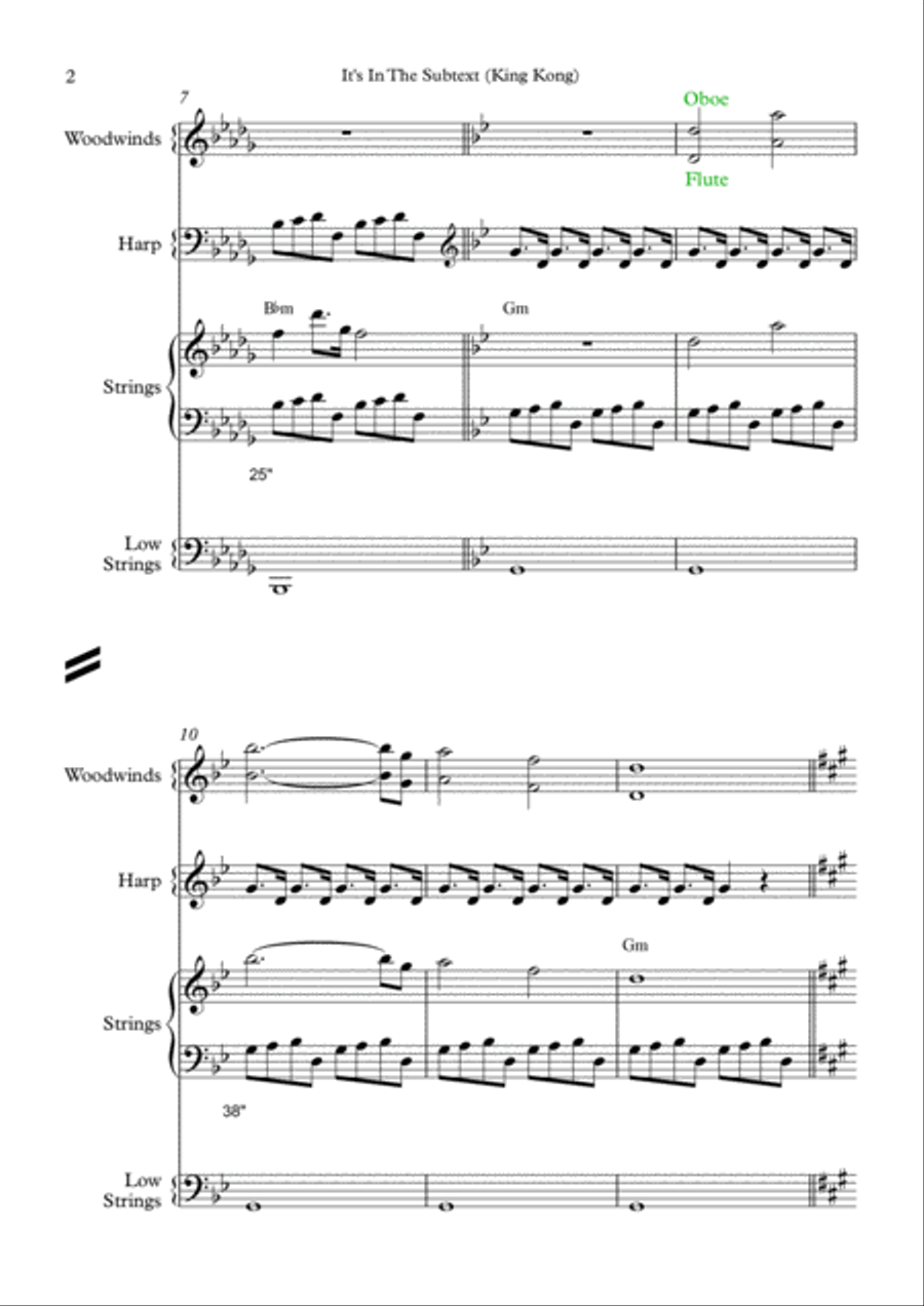 It's In The Subtext Small Ensemble scores gallery preview page 2