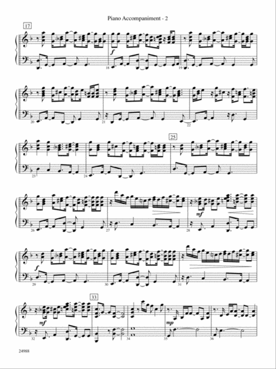 Mi Negra (My Dear): Piano Accompaniment Orchestra scores gallery preview page 2