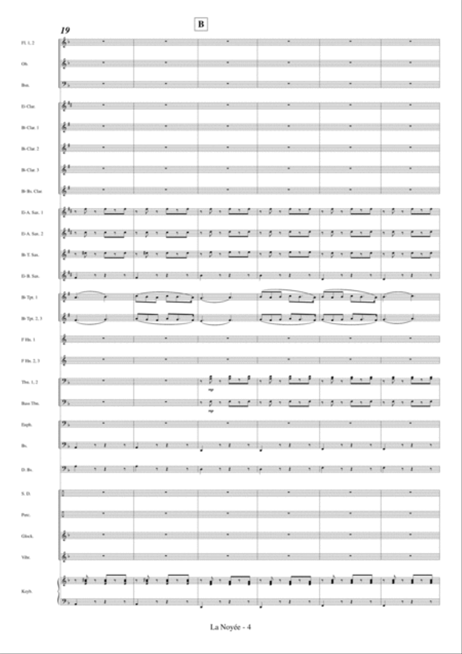 La Noyee Concert Band scores gallery preview page 6