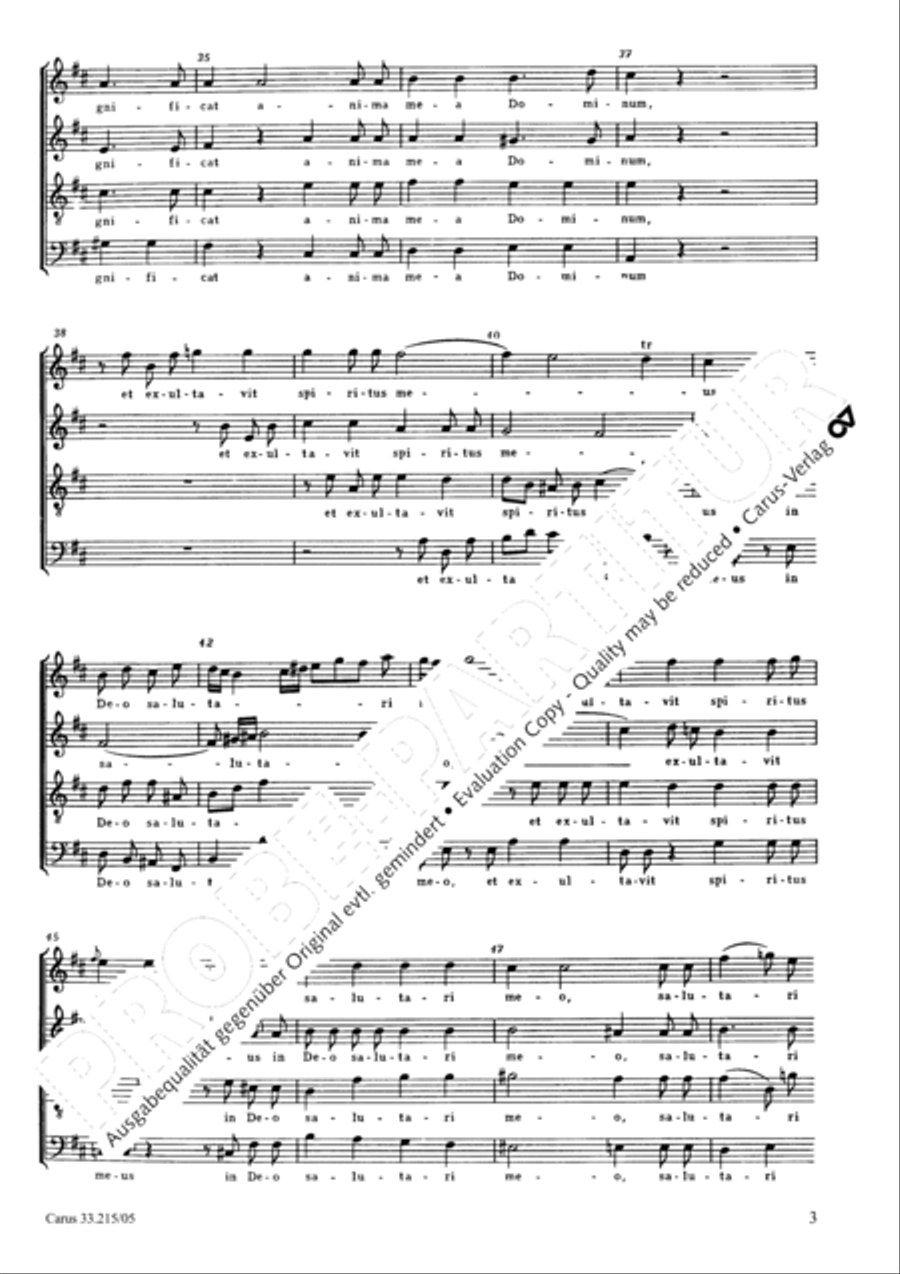 Magnificat Magnificat 4-Part scores gallery preview page 4
