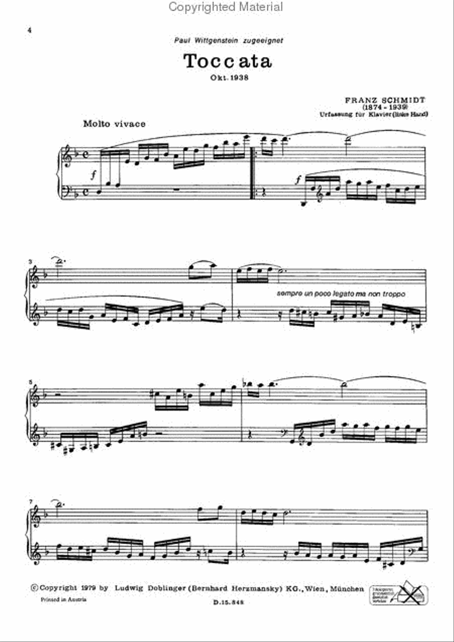 Toccata d-moll Toccata d-moll Piano Solo scores gallery preview page 2