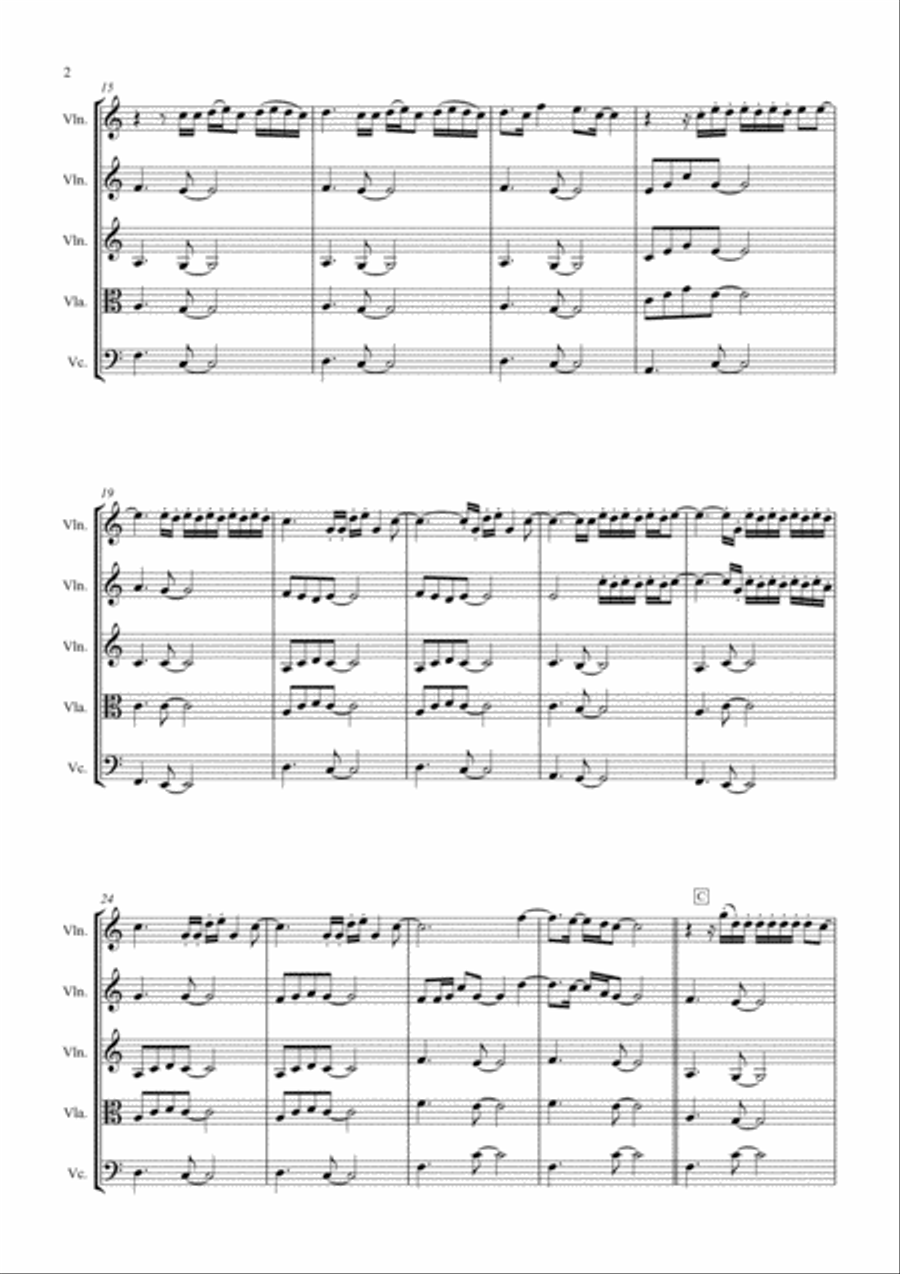 The 1 String Quartet scores gallery preview page 2