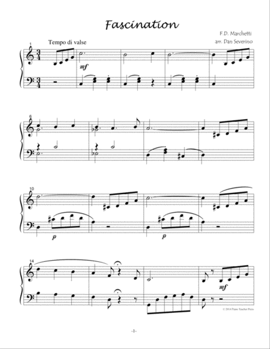 Fascination Small Ensemble scores gallery preview page 2