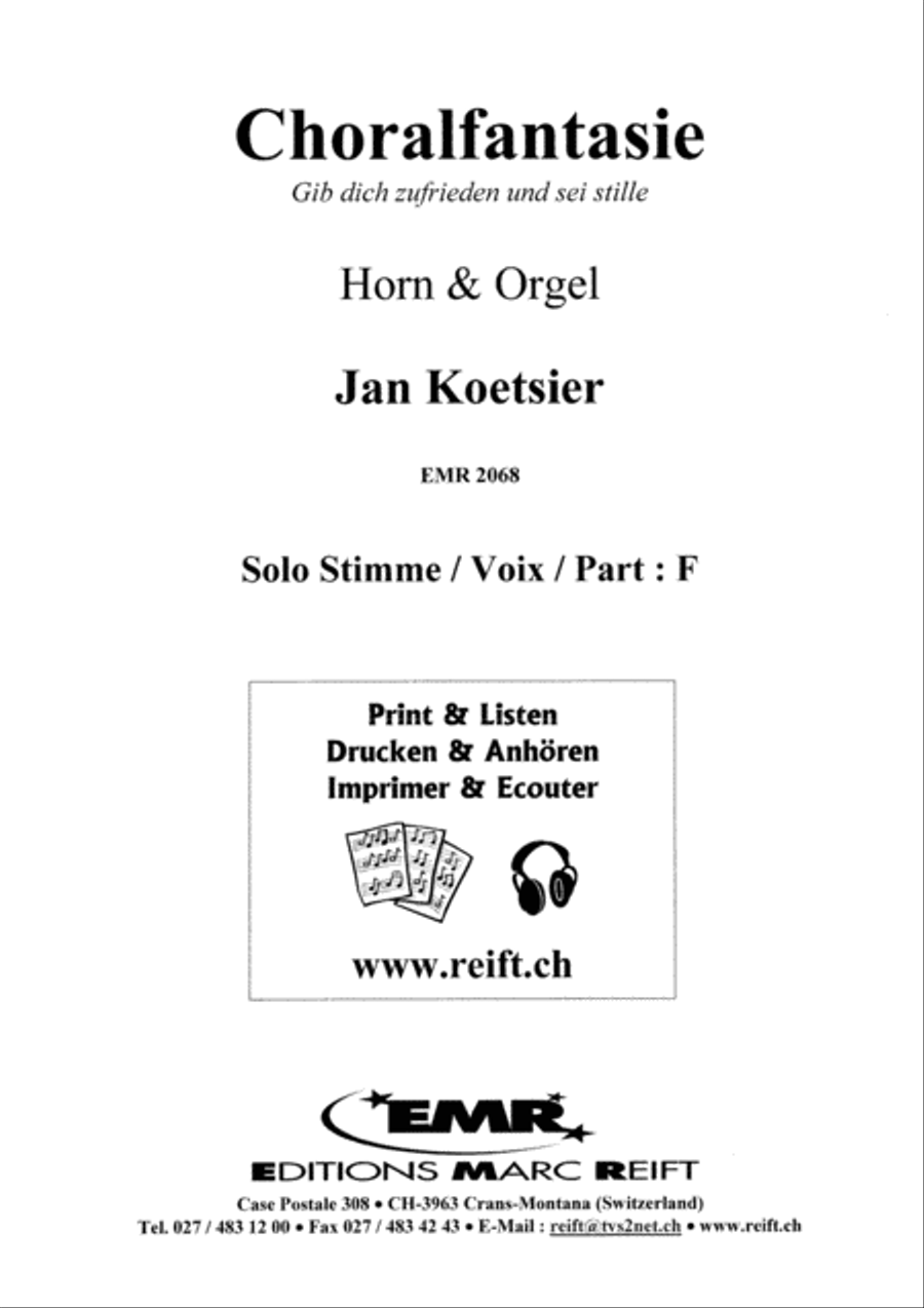 Choralfantasie Organ scores gallery preview page 2
