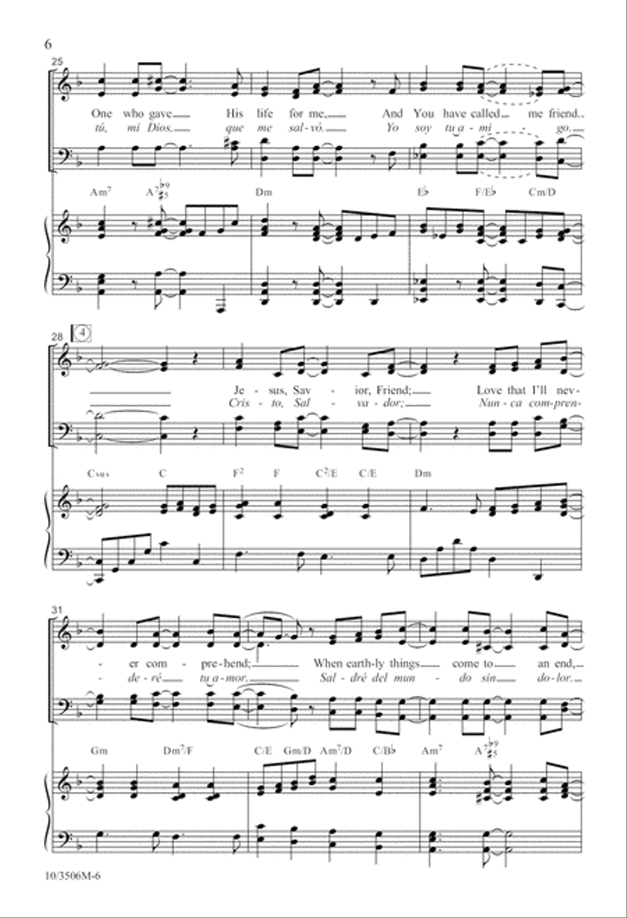 Jesus, Savior, Friend Jesus, Savior, Friend 4-Part scores gallery preview page 6