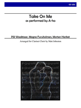 Book cover for Take On Me for Clarinet Choir