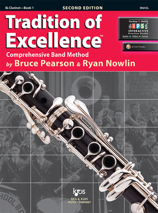 Book cover for Tradition of Excellence Book 1 - Bb Clarinet