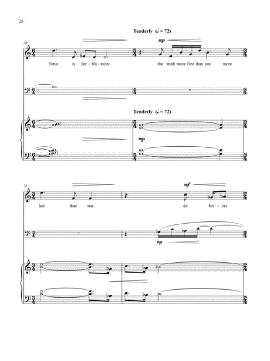 being to timelessness as it's to time Soprano Voice scores gallery preview page 6