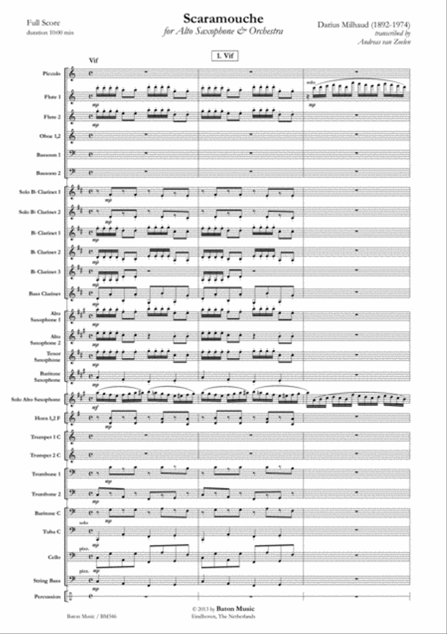 Scaramouche Concert Band scores gallery preview page 2
