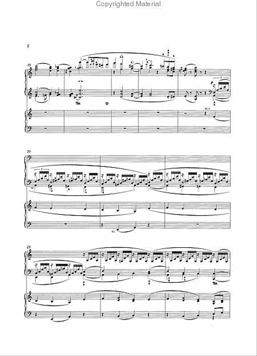 Piano Concerto in A minor Op. 54 (Edition for 2 Pianos) Piano Solo scores gallery preview page 3